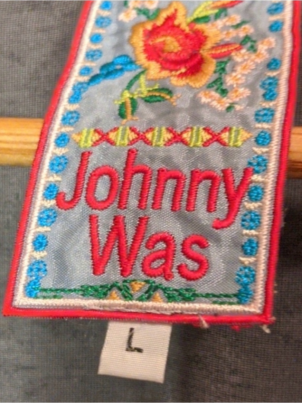 Johnny Was Elegant Black and Gray Velvet Kimono Open Cardigan - Picture 4 of 9